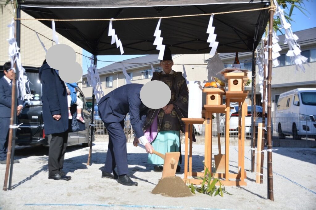 高気密高断熱 オープンシステム HEAT20 G2 負荷断熱 住宅 自由設計 松本・安曇野・塩尻 2階建て 塗り壁 地鎮祭 (12)