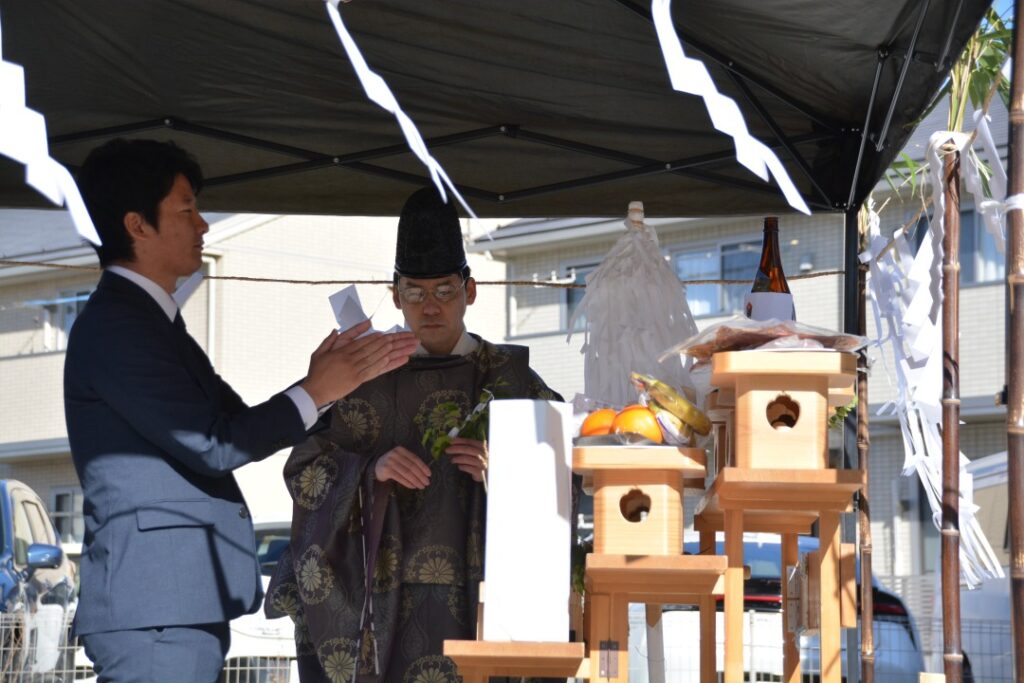 高気密高断熱 オープンシステム HEAT20 G2 負荷断熱 住宅 自由設計 松本・安曇野・塩尻 2階建て 塗り壁 地鎮祭 (10)