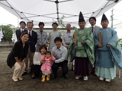 安曇野市穂高薪ストーブの家　地鎮祭