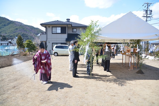 地鎮祭　平屋