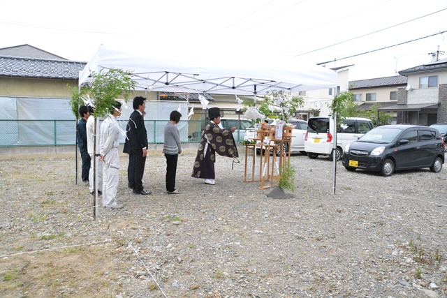 地鎮祭　英設計の家づくり