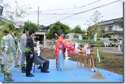 松本市　地鎮祭２