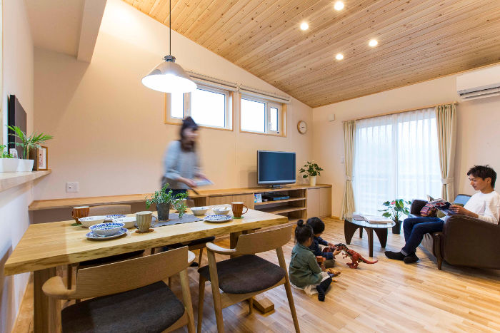 シンプルに住まう　高耐震・高気密高断熱の平屋の住まい