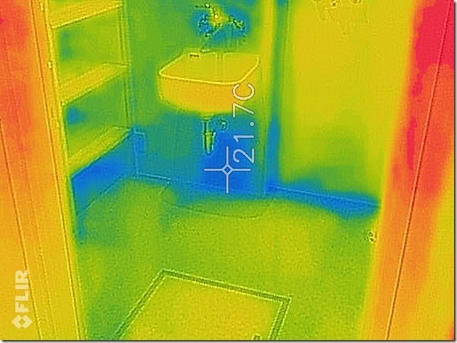 サーモカメラで確認する。エコウィンハイブリッドの効果を調べる